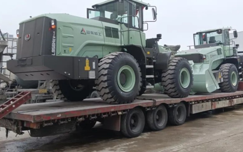 SDLG entrega 7 cargadores L956HEV Plus, revolucionando la industria de áridos