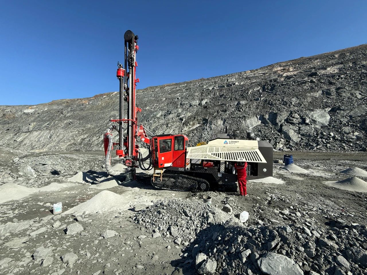 El equipo de perforación SDC170 DTH de LGMRT impulsa la minería eficiente en Liaoning
